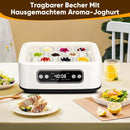 Probiotischer Joghurtbereiter mit 9 Glasbehältern 1600 ml Joghurtmaschine Küche-7