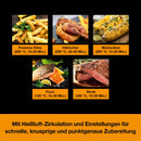 KOCHWERK Digitale Heißluftfritteuse 5L Grillen Backen & Erhitzen mit Timer 1400W-7