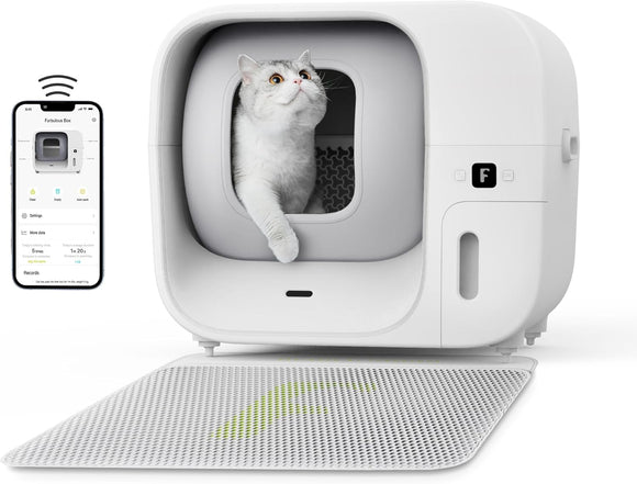 Furbulous FB001 Selbstreinigendes Katzenklo Katzentoilette Deo App-Kontrolle 60L