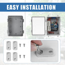 Wasserdichte Anschlussdose IP65 Aufputz Verteilerkasten ABS Kabelbox mit Schloss-4