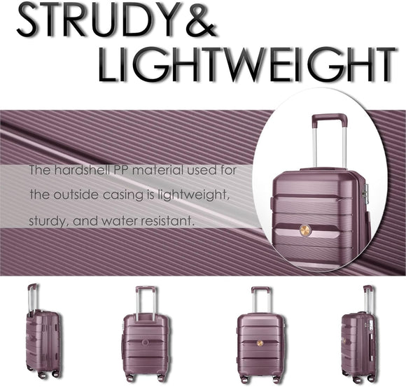 Sea choice Hartschalenkoffer Set 4 Teilig S/M/L/XL Reisekoffer mit TSA Schloss