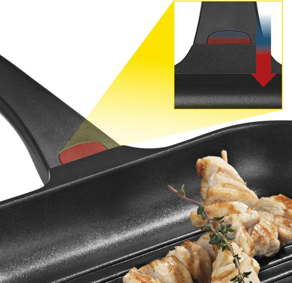 N8WERK Aluguss Grillpfanne Bratpfanne Induktion Antihaft Steakpfanne 28 cm