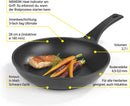 N8WERK Aluguss-Pfanne Midnight Edition 28 cm mit Farbwechsel-Temperaturanzeige-3