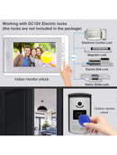 uoweky Home Intercom Video-Türsprechanlage RFID-Kamera Zutrittskontrollsystem-5