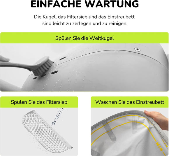 Furbulous FB001 Selbstreinigendes Katzenklo Katzentoilette Deo App-Kontrolle 60L