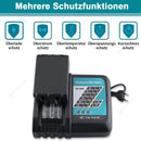 Ersatzakku Kompatibel mit Makita 18V Akku 5,5ah 5500mAh mit DC18RC Ladegerät-6