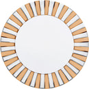 Wandspiegel Gold Rundspiegel Dekorativ Ø 60cm Dekospiegel Rund Spiegel Gold-4