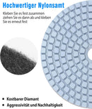 14-teilig Diamant Nass Schleifscheiben Polierscheiben Set 100mm M14 Stützteller-7