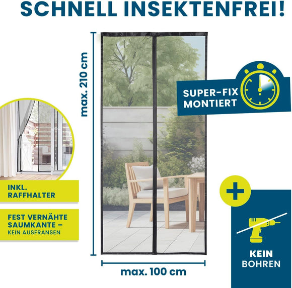 HOBERG Fliegengitter Insektenschutz Magnetisch