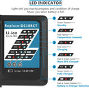 Ersatzakku Kompatibel mit Makita 18V Akku 5,5ah 5500mAh mit DC18RC Ladegerät-5