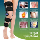 Kniebandage Knieorthese Scharniergelenk Sport Kniestütze Schoner Verstellbar-4