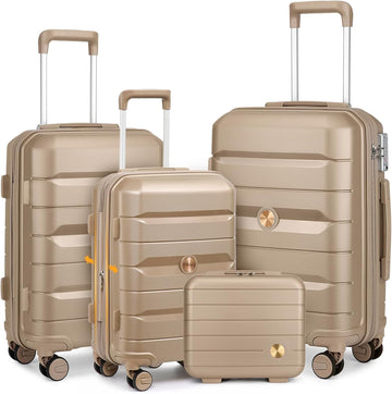 Sea choice Hartschalenkoffer Set 4 Teilig S/M/L/XL Reisekoffer mit TSA Schloss