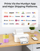 MUNBYN Bluetooth Etikettendrucker Label Printer 4x6 Labeldrucker Thermodrucker-7
