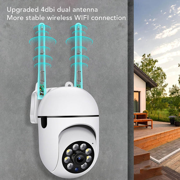 Überwachungskamera 1080P High-Definition Wasserdicht WiFi 4G Nachtsicht APP