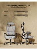 ProtoArc EC100 Ergonomischer Bürostuhl Computer-Schreibtischstuhl Federkissen-8