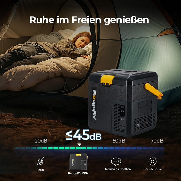 BougeRV CRH Kompressor Kühlbox 18L Griff Tragbar 230V Kühlschrank Auto Camping