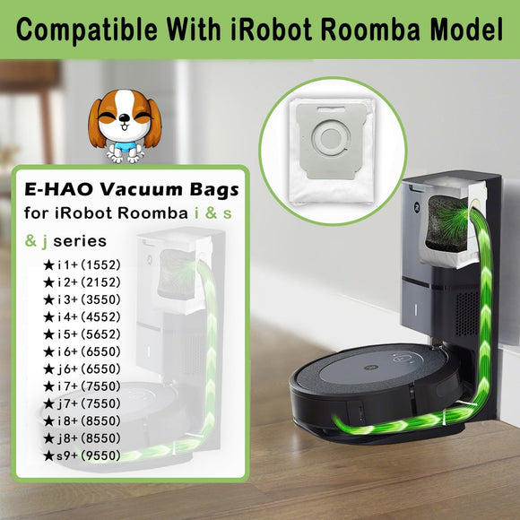 10 Stück Staubsaugerbeutel kompatibel Robot Roomba, uvm