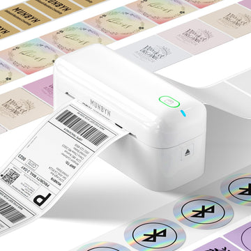 MUNBYN Bluetooth Etikettendrucker Label Printer 4x6 Labeldrucker Thermodrucker