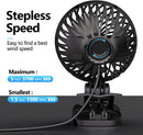 OUILA Mini Ventilator zum Anklippen USB Kinderwagen Schreibtisch 360° drehbar-3