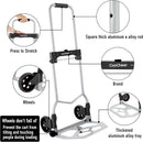Sackkarre Alu Transportkarre klappbar Langer Teleskopgriff 100cm bis 120 kg-2