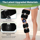 Kniebandage Knieorthese Scharniergelenk Sport Kniestütze Schoner Verstellbar-2