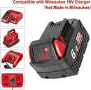 M18 18V 6,0Ah Ersatzakku für Milwaukee 18V Kompatibel mit Milwaukee Werkzeug-5