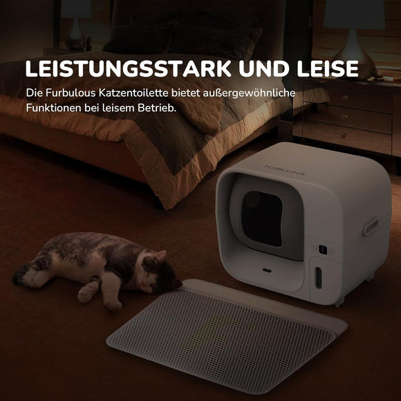 Furbulous FB001 Selbstreinigendes Katzenklo Katzentoilette Deo App-Kontrolle 60L