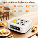 Probiotischer Joghurtbereiter mit 9 Glasbehältern 1600 ml Joghurtmaschine Küche-2