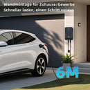 Wallbox Ladestation LCD-Anzeige 11kW 16A Dreiphasig EV Ladegerät Elektrofahrzeug-6