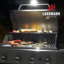 LANDMANN LED Grilllampe Grill Beleuchtung magnetisch BBQ Licht mit Timer-5