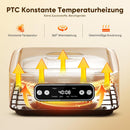 Probiotischer Joghurtbereiter mit 9 Glasbehältern 1600 ml Joghurtmaschine Küche-3