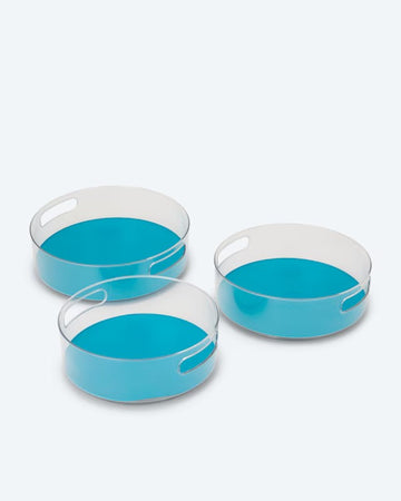 Kaufen petrol Schrankkarussell 3tlg. Rund Drehbarer Organizer Küchenschrank 360° Regal Vorrat