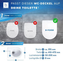 Benkstein Toilettensitz WC Sitz Deckel D-Form-10