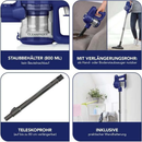 CLEANmaxx 2in1 Akku-Staubsauger Beutellos Kabellos Zyklon Handsauger Boden Auto-4