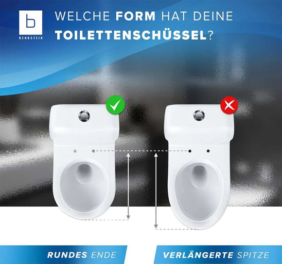 Benkstein Toilettensitz WC Sitz Deckel D-Form