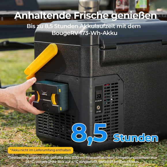 BougeRV CRH Kompressor Kühlbox 18L Griff Tragbar 230V Kühlschrank Auto Camping
