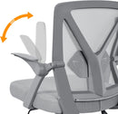 Yaheetech Bürostuhl Schreibtischstuhl Klappbare Armlehnen Drehstuhl Ergonomisch-7