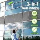 4m Fensterreiniger mit Langem Griff 2-in-1 Set Glaswischer Verstellbar-2