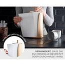 Exitoso Küchenrollenhalter Stehend Bambus Küchenpapier Rollenhalter-5