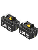 2x Ersatzakku Kompatibel mit Makita 18V Akku 8,0ah 8000mAh Li-ion für Werkzeuge-1