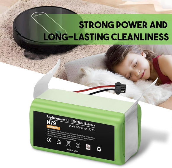 5000mAh Ersatzakku für Eufy RoboVac 14,4V Li-ion Akku