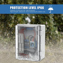 Wasserdichte Anschlussdose IP65 Aufputz Verteilerkasten ABS Kabelbox mit Schloss-6