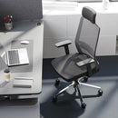 Yaasa Pro Bürostuhl Ergonomisch mit Kopfstütze Schreibtisch 3D Flex Schwarz-2