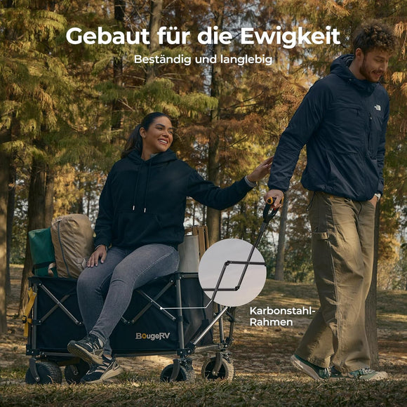 BougeRV Elektrischer Bollerwagen mit 250W-Doppelmotor 133Wh 250L Kapazität