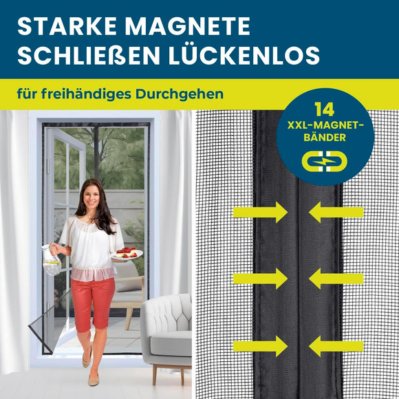HOBERG Fliegengitter Insektenschutz Magnetisch