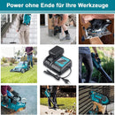 Ersatzakku Kompatibel mit Makita 18V Akku 5,5ah 5500mAh mit DC18RC Ladegerät-7