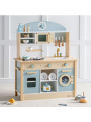 ROBUD Kinderküche Spielküchenset aus Holz für Kinder mit viel Zubehör-8