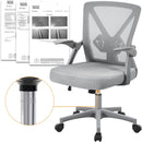 Yaheetech Bürostuhl Schreibtischstuhl Klappbare Armlehnen Drehstuhl Ergonomisch-6