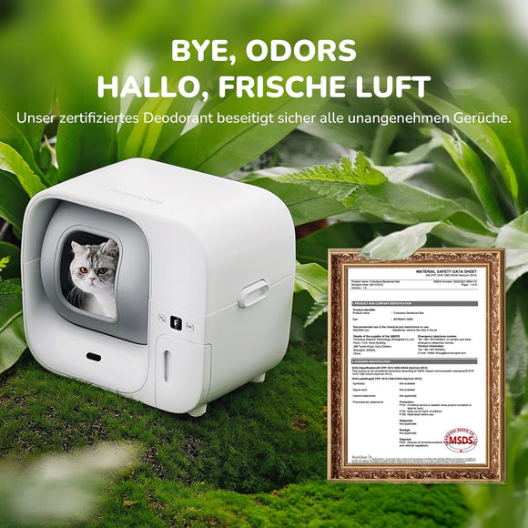 Furbulous FB001 Selbstreinigendes Katzenklo Katzentoilette Deo App-Kontrolle 60L