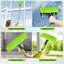 4m Fensterreiniger mit Langem Griff 2-in-1 Set Glaswischer Verstellbar-7